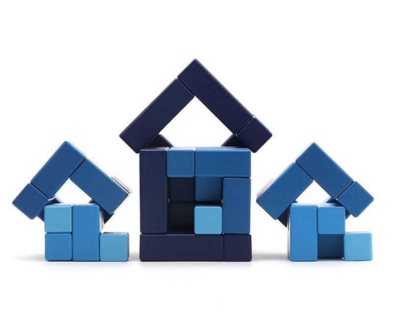 Wooden Building Blocks Toys