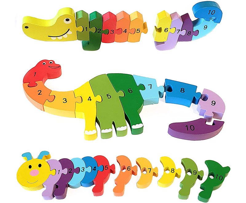 Wooden Puzzles for Toddlers