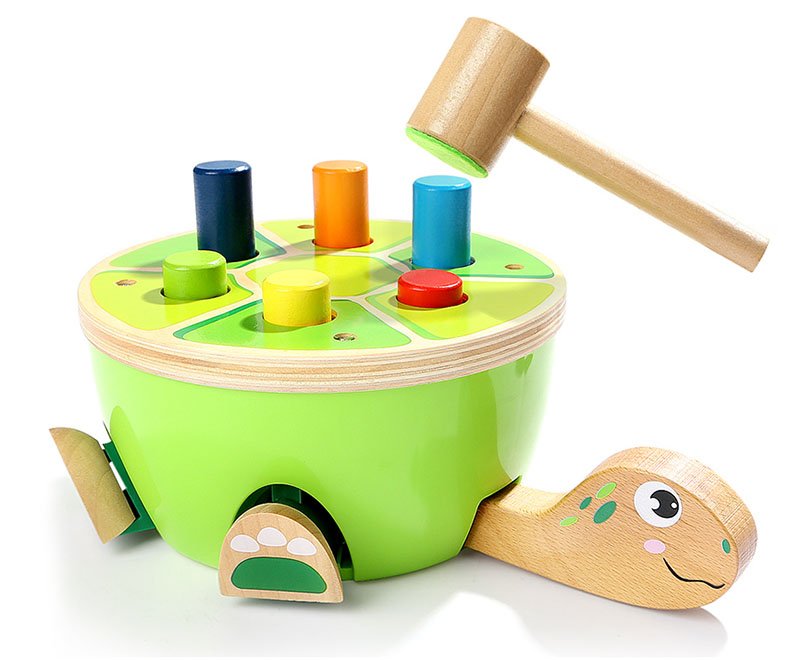 Wooden Piling Platform Toys