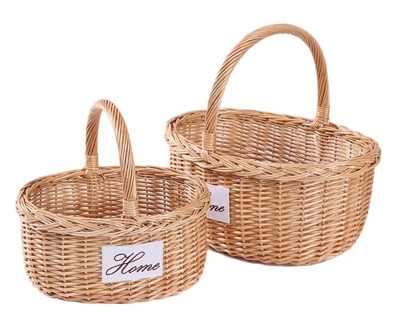 Wicker Flower Fruit Basket