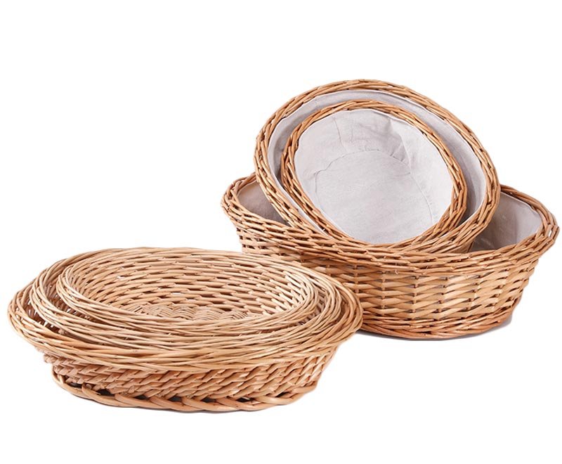 Wicker Breakfast Bread Basket