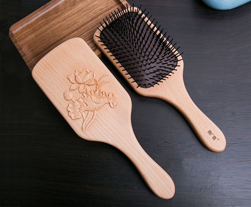 Wooden Air Cushion Comb