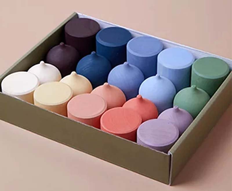 Wooden Domes instead of Cubes Set