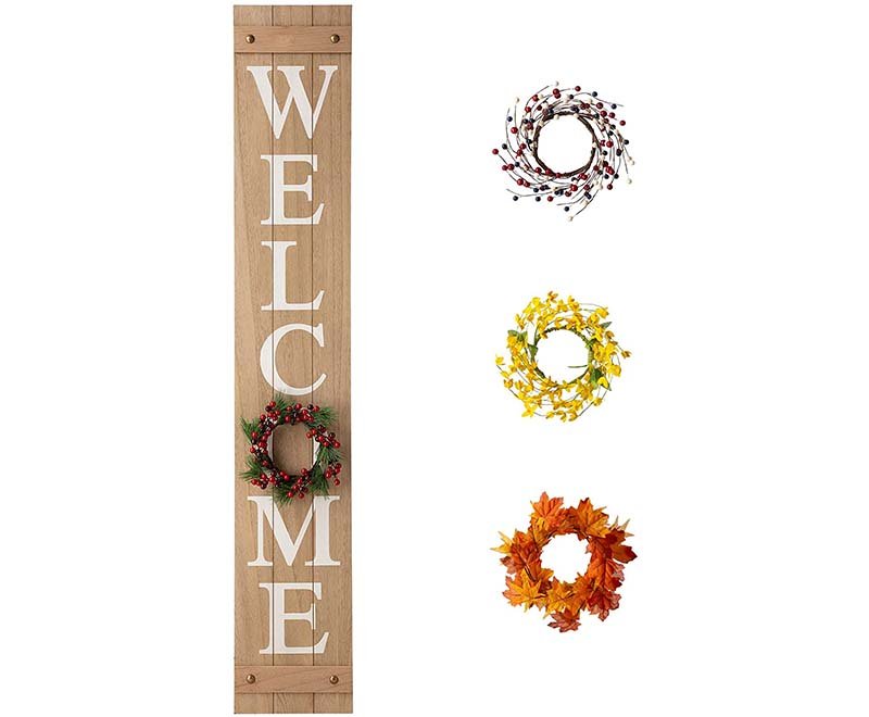 Wooden Sign for Porch Front Door